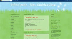 Desktop Screenshot of 5thgradesmith.blogspot.com