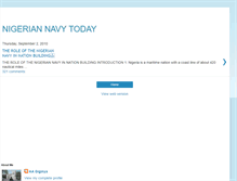 Tablet Screenshot of nigerian-navy.blogspot.com