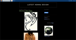 Desktop Screenshot of latesthennadesign.blogspot.com