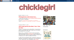 Desktop Screenshot of chicklegirl.blogspot.com