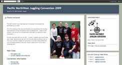 Desktop Screenshot of jugglingconvention2009.blogspot.com