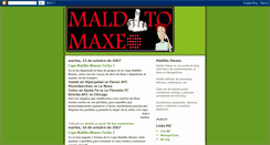 Desktop Screenshot of malditomaxeo.blogspot.com