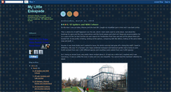 Desktop Screenshot of mylittleeskapade.blogspot.com