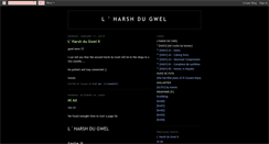 Desktop Screenshot of harshdugwel.blogspot.com