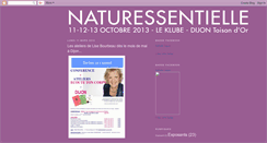 Desktop Screenshot of naturessentielle.blogspot.com