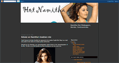 Desktop Screenshot of namitha-blog.blogspot.com