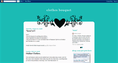 Desktop Screenshot of clothesbouquet.blogspot.com