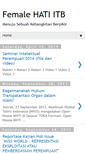 Mobile Screenshot of femaleofhati.blogspot.com