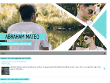 Tablet Screenshot of abrahammateooficial.blogspot.com