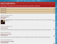 Tablet Screenshot of espanol2011ne.blogspot.com
