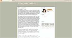 Desktop Screenshot of lifeonpennylane.blogspot.com