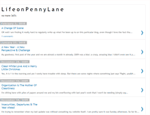 Tablet Screenshot of lifeonpennylane.blogspot.com