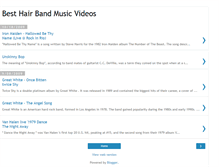 Tablet Screenshot of hairbandmusicvideos.blogspot.com