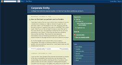 Desktop Screenshot of corporate-entity.blogspot.com