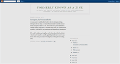 Desktop Screenshot of formerlyknownasazine.blogspot.com