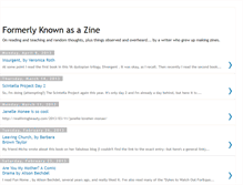 Tablet Screenshot of formerlyknownasazine.blogspot.com