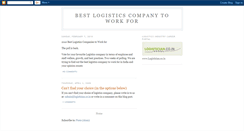 Desktop Screenshot of logisticspoll.blogspot.com