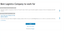 Tablet Screenshot of logisticspoll.blogspot.com