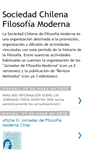 Mobile Screenshot of filosofiamodernachile.blogspot.com