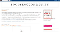 Desktop Screenshot of foodblogcommunity.blogspot.com