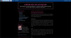 Desktop Screenshot of amirahsyafiqah90.blogspot.com