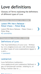 Mobile Screenshot of love-definitions.blogspot.com