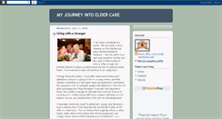 Desktop Screenshot of journeyintoeldercare.blogspot.com