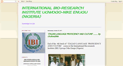 Desktop Screenshot of bio-research-nigeria.blogspot.com