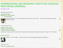 Tablet Screenshot of bio-research-nigeria.blogspot.com