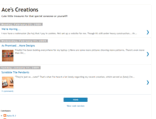 Tablet Screenshot of acescreations.blogspot.com