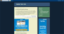 Desktop Screenshot of mobileinfoblogs.blogspot.com