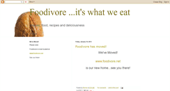 Desktop Screenshot of food-ivore.blogspot.com