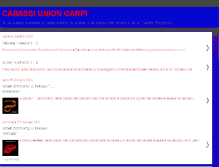 Tablet Screenshot of cabassiunioncarpi.blogspot.com
