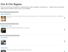 Tablet Screenshot of chic-chicregalosbodas.blogspot.com