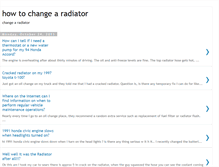 Tablet Screenshot of howtochangearadiator.blogspot.com
