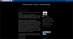 Desktop Screenshot of profcraigarmstrong.blogspot.com