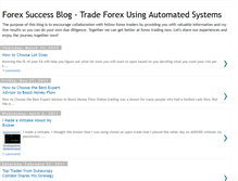 Tablet Screenshot of forexsuccessblog.blogspot.com