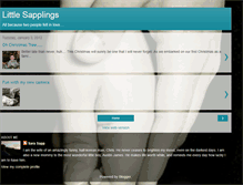 Tablet Screenshot of littlesapplings.blogspot.com