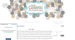 Desktop Screenshot of homeconfetti.blogspot.com