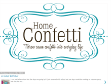 Tablet Screenshot of homeconfetti.blogspot.com