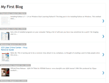 Tablet Screenshot of myfirstblog-srikkanth.blogspot.com