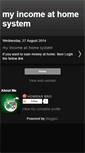 Mobile Screenshot of myincomeathomesystem.blogspot.com