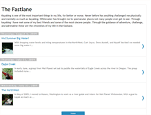 Tablet Screenshot of fastlanekayaking.blogspot.com