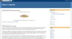 Desktop Screenshot of jccaicedo.blogspot.com