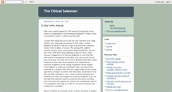 Desktop Screenshot of ethicalsalesman.blogspot.com