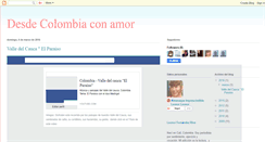 Desktop Screenshot of desdecolombiaconamor.blogspot.com