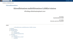 Desktop Screenshot of etaosallistuminen.blogspot.com