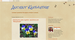Desktop Screenshot of ancient-knowledge.blogspot.com