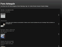Tablet Screenshot of foroarlequin207.blogspot.com