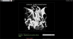 Desktop Screenshot of crushthecenotaph.blogspot.com
